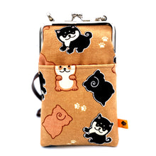 画像をギャラリービューアに読み込む, スマートフォンポシェット 黒しば/Smartphone pochette