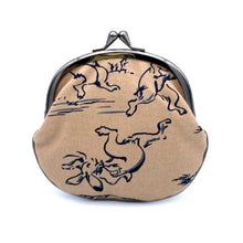 画像をギャラリービューアに読み込む, ピン入りがま口 鳥獣戯画/Purse