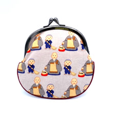 画像をギャラリービューアに読み込む, ピン入りがま口 お坊さん/Purse