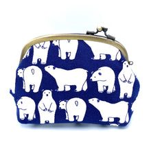 将图片加载到图库查看器,北极熊图案小袋