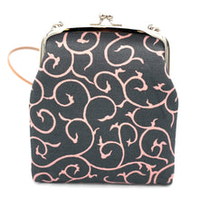 画像をギャラリービューアに読み込む, がま口ポシェット 帆布唐草/Pochette