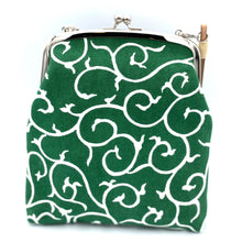 画像をギャラリービューアに読み込む, がま口ポシェット 帆布唐草/Pochette