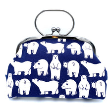 画像をギャラリービューアに読み込む, がま口ポーチ(大)しろくま/Bag/Pouch