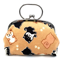 画像をギャラリービューアに読み込む, がま口ポーチ(大)豆しば/Bag/Pouch