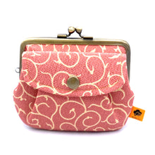 画像をギャラリービューアに読み込む, 親子がま口 ちりめん唐草/Purse