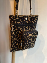 画像をギャラリービューアに読み込む, 2wayポシェット(大)帆布唐草/Pochette