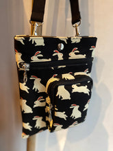 画像をギャラリービューアに読み込む, 2wayポシェット(大)白うさぎ/Pochette