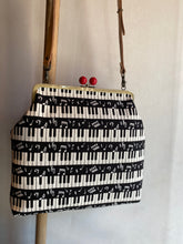 Load image into Gallery viewer, Antique Square Pouch with Musical Note Design