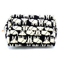 画像をギャラリービューアに読み込む, マチ付き2段ファスナーポーチ ぞう/Pouch