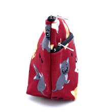 画像をギャラリービューアに読み込む, マチ付き2段ファスナーポーチ 子猫/Pouch