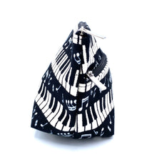 画像をギャラリービューアに読み込む, マチ付き2段ファスナーポーチ 音符/Pouch