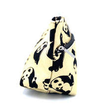 画像をギャラリービューアに読み込む, マチ付き2段ファスナーポーチ パンダ/Pouch