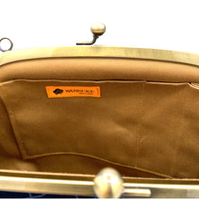 Load image into Gallery viewer, Antique Clasp Pouch, Canvas Arabesque Pattern / Pochette