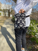 画像をギャラリービューアに読み込む, 2wayポシェット(大)デニム亀甲紋/Pochette