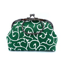 画像をギャラリービューアに読み込む, がま口ポーチ(大)帆布唐草/Bag/Pouch