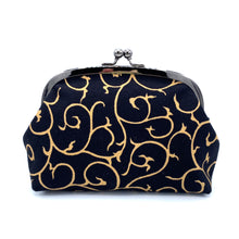 画像をギャラリービューアに読み込む, がま口ポーチ(大)帆布唐草/Bag/Pouch