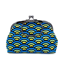 画像をギャラリービューアに読み込む, がま口ポーチ(大)青海波/Bag/Pouch