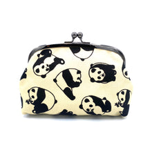 画像をギャラリービューアに読み込む, がま口ポーチ(大)パンダ/Bag/Pouch