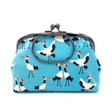 画像をギャラリービューアに読み込む, がま口ポーチ(大)鶴/Bag/Pouch