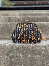 画像をギャラリービューアに読み込む, アンティークがま口ポシェット いろはにほへと/Pochette