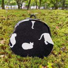 画像をギャラリービューアに読み込む, ピン入りがま口 ねこ/Purse