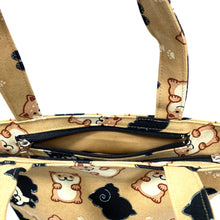 画像をギャラリービューアに読み込む, デイリートート(小)黒しば/Tote bag