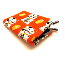 画像をギャラリービューアに読み込む, がま口カードケース 招き猫/Card case