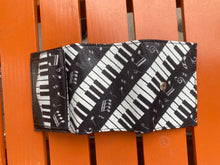 画像をギャラリービューアに読み込む, 牛革3つ折り財布 音符柄/Cowhide wallet