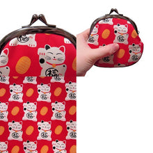 将图片加载到图库查看器,ピン入りがま口 招き猫