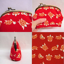 画像をギャラリービューアに読み込む, がま口ポーチ(小) かめ