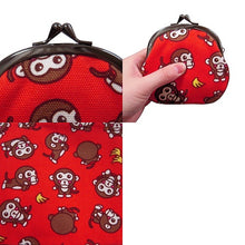 画像をギャラリービューアに読み込む, ピン入りがま口 おさる