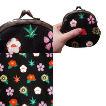 画像をギャラリービューアに読み込む, ピン入りがま口 花あそび