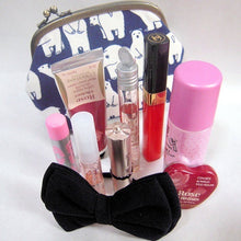 将图片加载到图库查看器,がま口ポーチ(小) しろくま