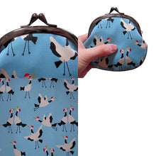 画像をギャラリービューアに読み込む, ピン入りがま口 鶴