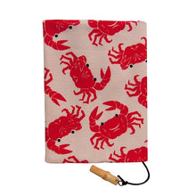 画像をギャラリービューアに読み込む, ブックカバー(文庫サイズ) かに