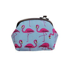 将图片加载到图库查看器,がま口ポーチ(小) フラミンゴ