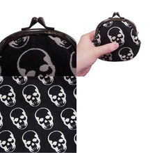 画像をギャラリービューアに読み込む, ピン入りがま口 スカル