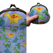 画像をギャラリービューアに読み込む, ピン入りがま口 恐竜