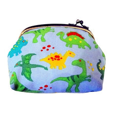 画像をギャラリービューアに読み込む, がま口ポーチ(小) 恐竜