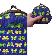 画像をギャラリービューアに読み込む, ピン入りがま口 蝶々