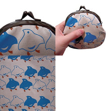 画像をギャラリービューアに読み込む, ピン入りがま口 千鳥