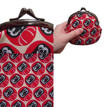 画像をギャラリービューアに読み込む, ピン入りがま口 だるま