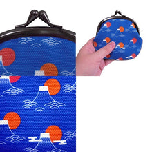 画像をギャラリービューアに読み込む, ピン入りがま口 富士山