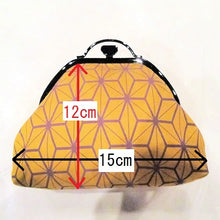 画像をギャラリービューアに読み込む, 三角がま口ポーチ ASANOHA