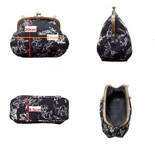 画像をギャラリービューアに読み込む, アンティークがま口ポシェット 鳥獣戯画