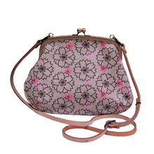 画像をギャラリービューアに読み込む, アンティークがま口ポシェット 舞さくら