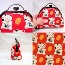 画像をギャラリービューアに読み込む, 三角がま口ポーチ 招き猫