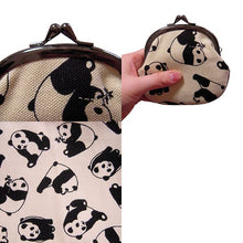 画像をギャラリービューアに読み込む, ピン入りがま口 パンダ