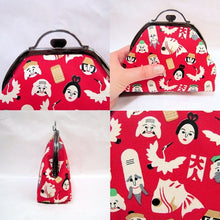 画像をギャラリービューアに読み込む, 三角がま口ポーチ 七福神