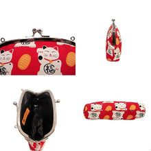 画像をギャラリービューアに読み込む, おさいふバッグ 招き猫